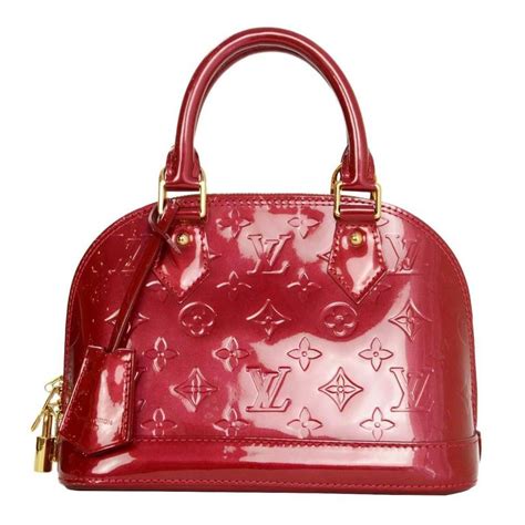 louis vuitton red bucekt bag|Louis Vuitton vernis bag.